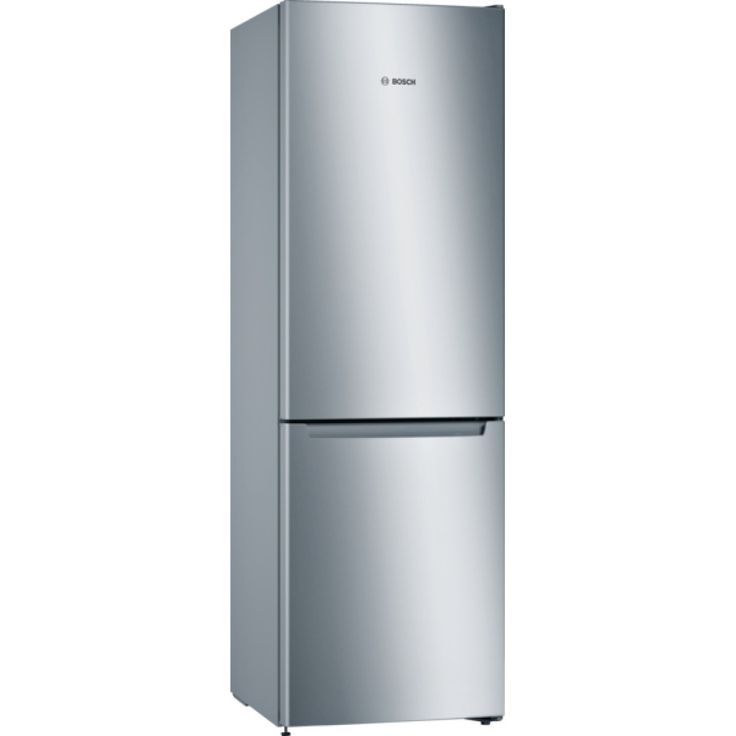 Jääkaappipakastin Bosch Serie 2 KGN33NLEB, 60cm, 192/87 l, teräs