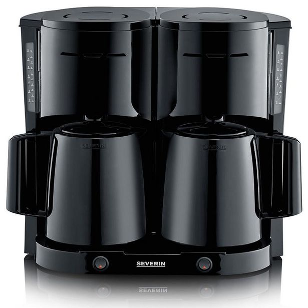 Tuplakahvinkeitin Severin KA9315, musta