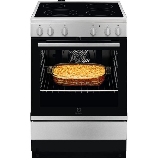 Keraaminen lattialiesi Electrolux SurroundCook Series 500 LKR64004NX, 59.6cm, höyrytoiminnolla, teräs