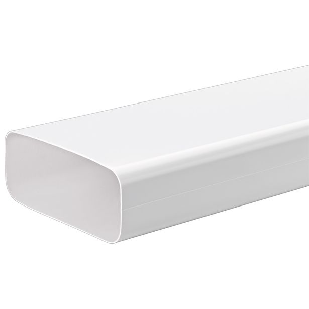 Litteä ilmanvaihtokanava Asko HD1001, 1000mm, valkoinen