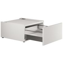 Pesukoneen/kuivausrummun jalusta Asko HP320W, 59,5cm, laatikolla, valkoinen