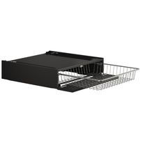 Pesutornin väliasennussarja Asko HB150G, 59,5cm, ulosvedettävällä pyykkikorilla, musta