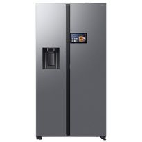 Jääkaappipakastin Samsung RS90F64EETEF, side-by-side, 91cm, teräs
