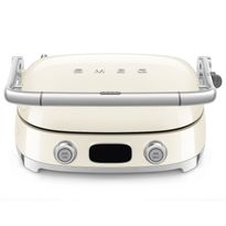 Pöytägrilli Smeg MGF01CREU, kermanvärinen