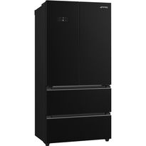 Jääkaappipakastin Smeg French Door FQ55FKDD, 83,2cm, musta teräs