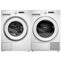 Pesutorni Asko W3096CW + T309HCW, 9/9 kg, 1600rpm, Wi-Fi, valkoinen