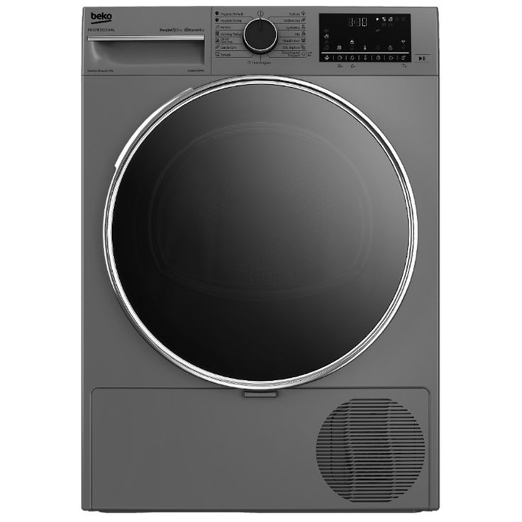 Kuivausrumpu Beko AWZB 9HPS/PRO, 9kg, antrasiitti