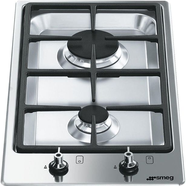 Kaasuliesitaso Smeg PGF32G, 30cm, teräs