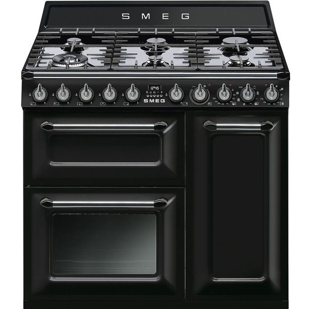 Kaasuliesi Smeg TR93BL, 90cm, musta