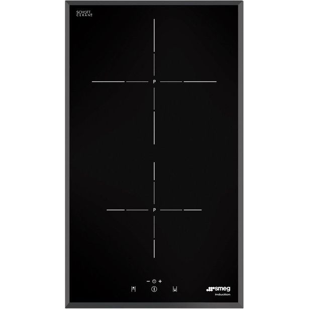 Induktioliesitaso Smeg SI5322B, 30cm, facettireunainen