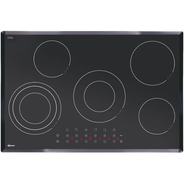 Keraaminen liesitaso Gram KK 7520-90 T, 75cm, musta