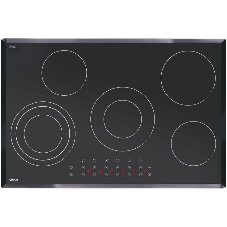 Keraaminen liesitaso Gram KK 7520-90 T, 75cm, musta