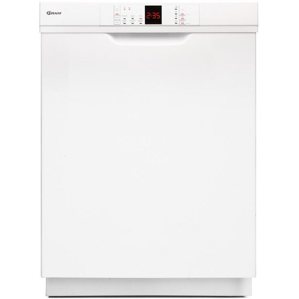 Astianpesukone Gram OM 6210-90 T/1, valkoinen, 60cm