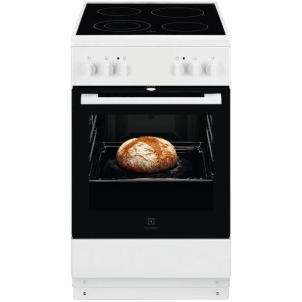 Keraaminen liesi Electroluxin LKR5000N0W, 50cm, valkoinen