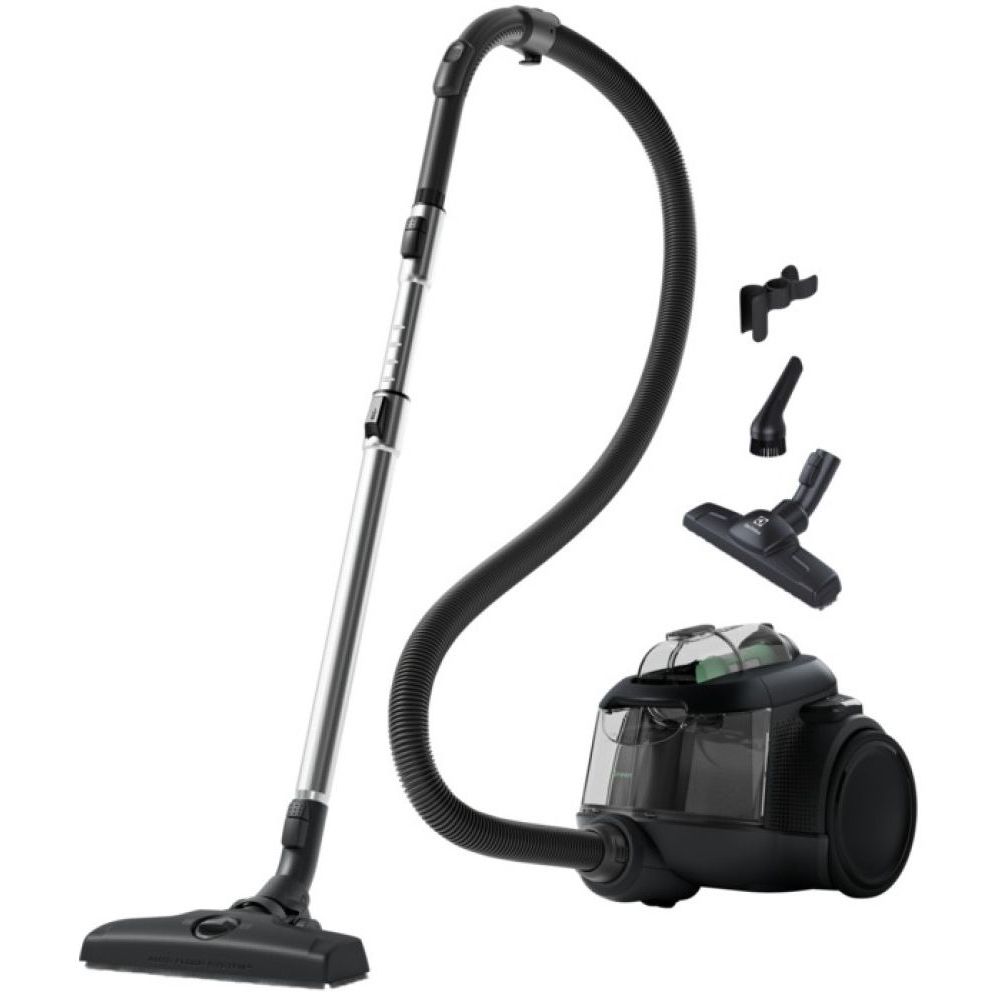 Pussiton pölynimuri Electrolux EL61C2GRN, musta