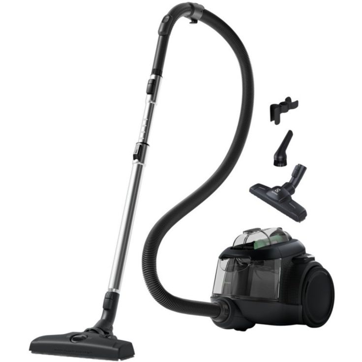 Pussiton pölynimuri Electrolux EL61C2GRN, musta
