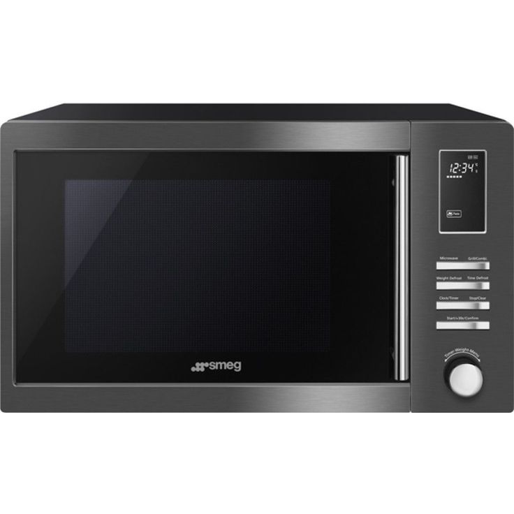 Mikroaaltouuni Smeg MOE25B, 58cm, musta teräs
