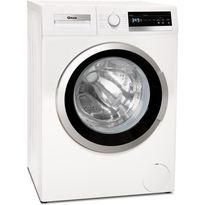 Edestä täytettävä pesukone Gram WDE 71814-92, 8kg, 1400rpm