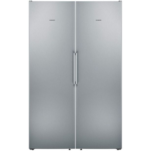 Jääkaappi ja pakastin Siemens KS36VVIEP GS36NVIEP iQ300, 120cm, 588l, Inox teräs