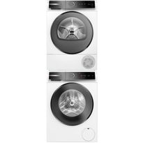 Pesukone ja kuivausrumpu Bosch WGB244ALSN WQB245ALSN Serie 8, 9kg, 1400rpm, valkoinen