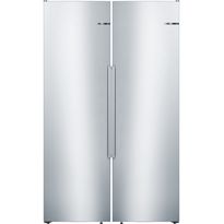 Jääkaappi ja pakastin Bosch KSF36PIDP GSN36AIEP, 120cm, 551l, teräs