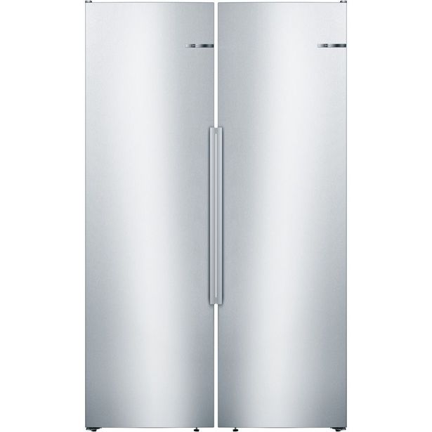Jääkaappi ja pakastin Bosch KSF36PIDP GSN36AIEP, 120cm, 551l, teräs