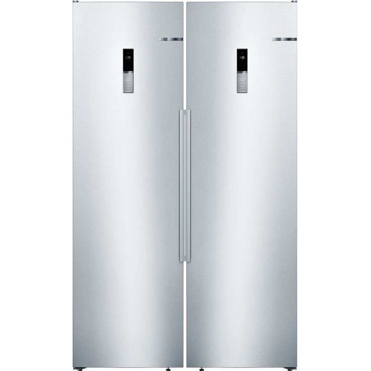Jääkaappi ja pakastin Bosch KSV36BIEP GSN36BIEP Serie 6, 120cm, 346/242 l, teräs