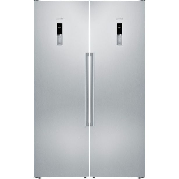Jääkaappi ja pakastin Siemens KS36VCIEP GS36NBIEP, 120cm, 588l, teräs