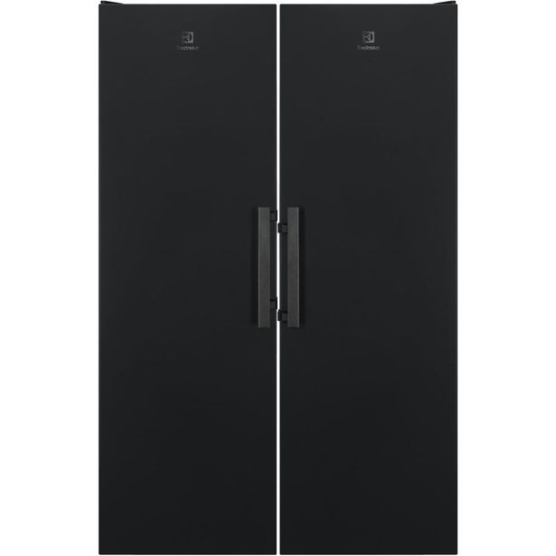 Jääkaappi ja pakastin Electrolux ERS3DE39K EUT6NE28K, 119cm, 675l, musta