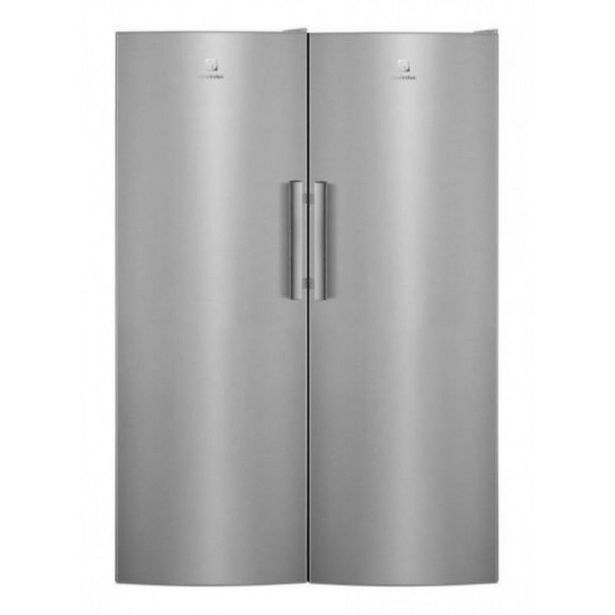 Jääkaappi ja pakastin Electrolux LRC4DE35XR LUC4NE23XL, 119cm, 588l, teräs
