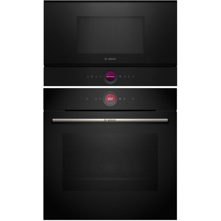 Uuni ja mikroaaltouuni Bosch HBG7721B1 BFR7221B1 Serie 8, 118.8cm, musta