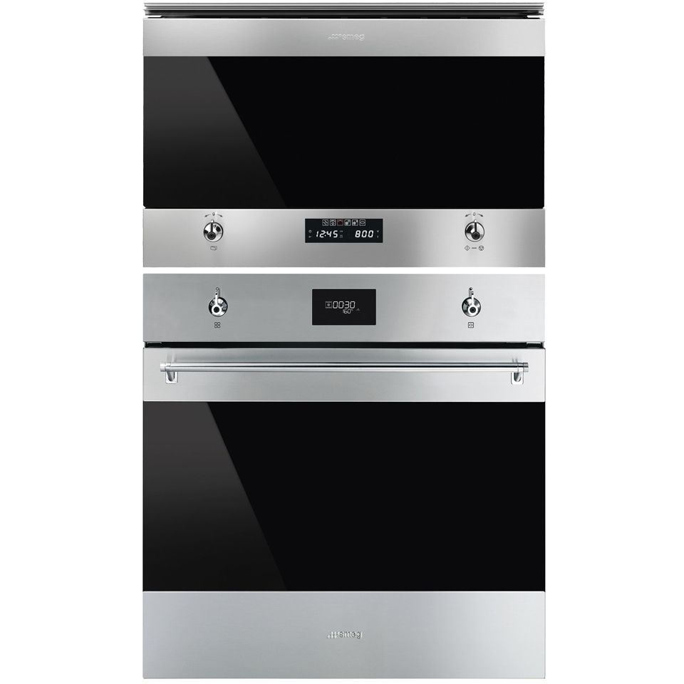 Erillisuuni ja mikroaaltouuni Smeg SFP6301TVX MP322X1, teräs