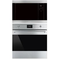 Erillisuuni ja mikroaaltouuni Smeg SF6301TVX FMI320X2, teräs