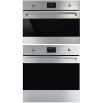 Uuni ja mikroaaltouuni Smeg SO6302S3PX SO4301M1X, teräs