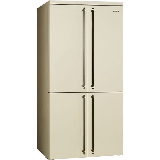 Jääkaappipakastin Smeg Side by Side FQ60CPO6, 91.5cm, 572l, kermanvalkoinen
