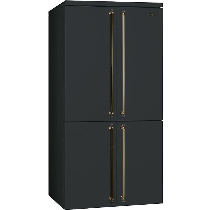 Jääkaappipakastin Smeg Side by Side FQ60CAO6, 91.5cm, 572l, antrasiitti