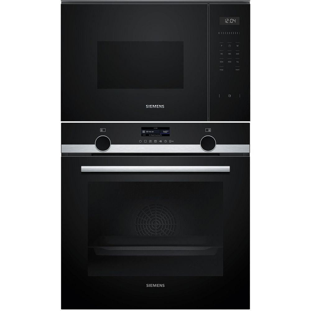 Erillisuuni ja mikroaaltouuni Siemens HB579GBR3-BF555LMB1, teräs