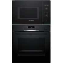 Erillisuuni ja mikroaaltouuni Bosch HRG532BB3-BFL524MB0, musta