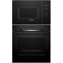 Erillisuuni ja mikroaaltouuni Bosch HBG537FB3-BFL554MB0, musta