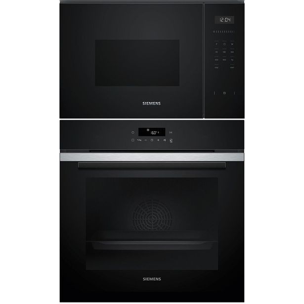 Erillisuuni ja mikroaaltouuni Siemens HB271ABS3-BF555LMB1, 118.8cm, teräs