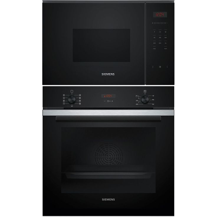 Erillisuuni ja mikroaaltouuni Siemens HB234ABS3F-BF523LMB1, 118.8cm, teräs