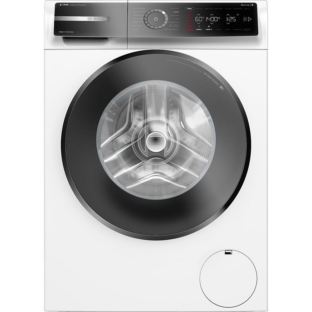 Edestä täytettävä pesukone Bosch Series 8 WGB244A0SN, 9kg, 1400rpm