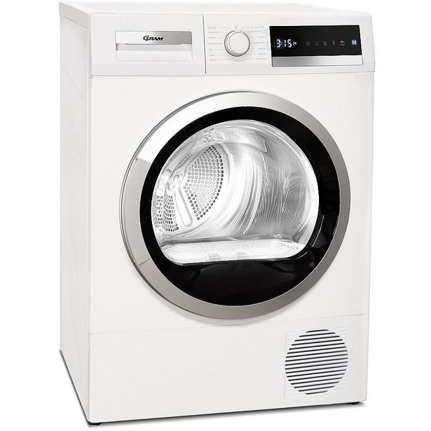 Lämpöpumppukuivausrumpu Gram TLS 7853-92 kondensoiva, 8kg