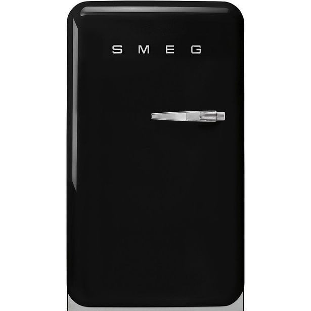 Jääkaappi pakastelokerolla Smeg FAB10LBL6, 54.5cm, 122l, musta