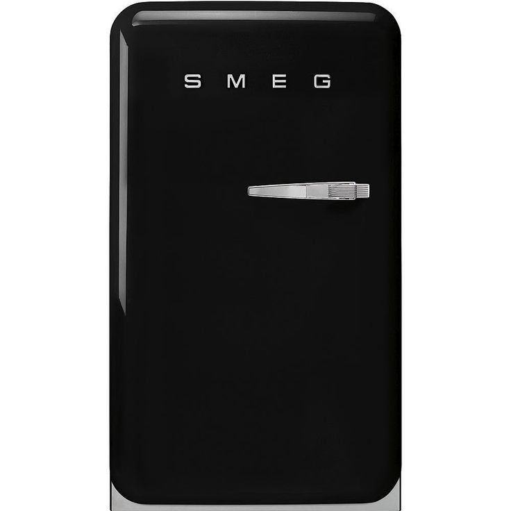 Jääkaappi pakastelokerolla Smeg FAB10LBL6, 54.5cm, 122l, musta