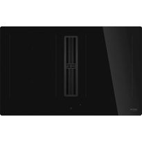 Induktioliesitaso liesituulettimella Smeg HOBD482D2, 83cm, musta