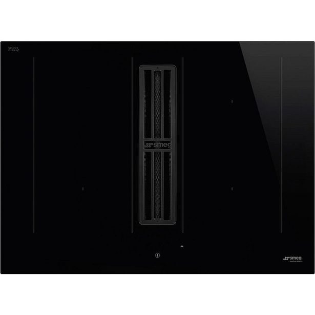 Induktioliesitaso tuulettimella Smeg HOBD472D2, 70cm, musta