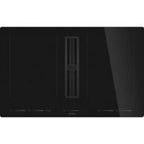 Induktioliesitaso tuulettimella Smeg HOBD682D2, 80cm, musta