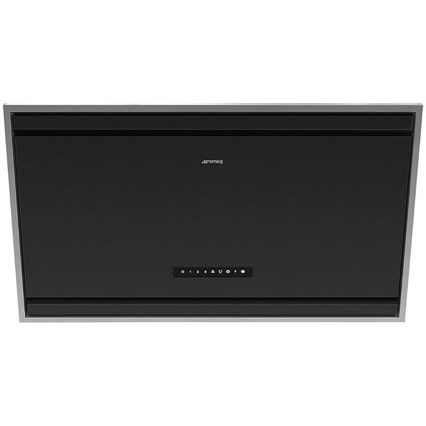 Liesituuletin Smeg KV394MB, 89.5cm, musta, seinälle