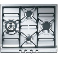 Kaasuliesitaso Smeg SER60SGH3, 60cm, teräs